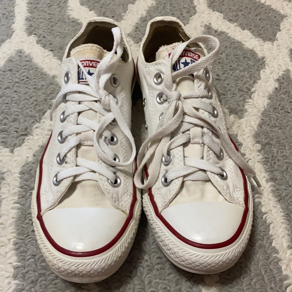 🧡 White Converse All Star